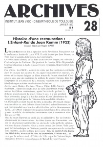 Cover of the book La Restauration de L'Enfant-Roi de Jean Kemm (1923) - by Roger Icart