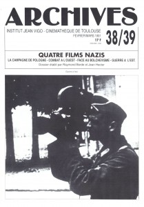Couverture du livre Quatre films nazis - de Raymond Borde et Jean Hector