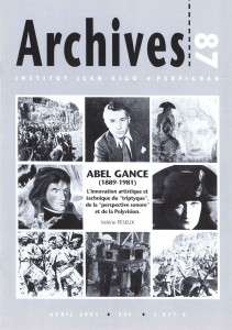Couverture du livre Abel Gance (1889-1981) par Valérie Peseux