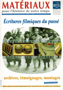 Couverture du livre Écritures filmiques du passé par Collectif dir. Odette Martinez-Maler et Laurent Véray