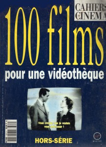 Couverture du livre 100 films pour une vidéothèque - Collectif