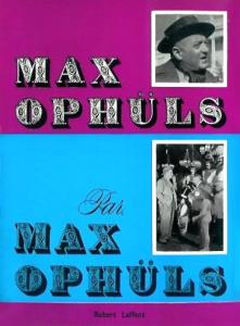 Couverture du livre Max Ophüls par Max Ophüls par Max Ophüls