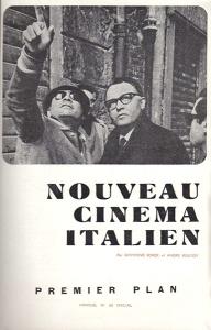 Couverture du livre Nouveau Cinéma italien par Raymond Borde et André Bouissy