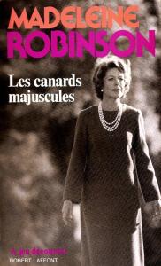 Couverture du livre Les Canards majuscules - de Madeleine Robinson