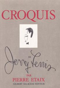 Cover of the book Croquis de Jerry Lewis - by Pierre Etaix