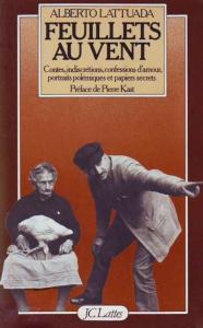 Couverture du livre Feuillets au vent - de Alberto Lattuada