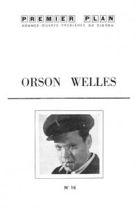 Couverture du livre Orson Welles par Jean-Claude Allais-Viart et André Bazin