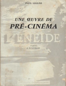 Couverture du livre Une oeuvre de pré-cinéma par Paul Léglise