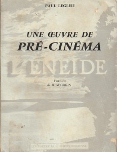Couverture du livre Une œuvre de pré-cinéma - de Paul Léglise