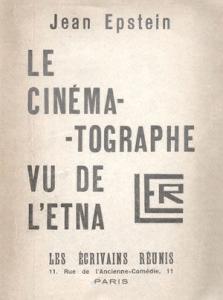 Couverture du livre Le Cinématographe vu de l'Etna par Jean Epstein