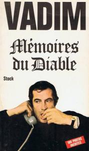 Couverture du livre Mémoires du diable - de Roger Vadim
