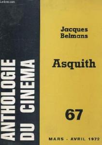 Couverture du livre Anthony Asquith - de Jacques Belmans