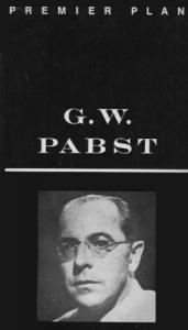 Couverture du livre G. W. Pabst par Freddy Buache