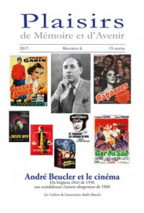Couverture du livre André Beucler et le cinéma par Collectif dir. Guy Durliat