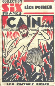 Couverture du livre Caïn, aventures des mers exotiques - de Léon Poirier