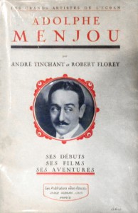 Couverture du livre Adolphe Menjou - de André Tinchant et Robert Florey