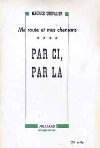 Couverture du livre Par ci, par là par Maurice Chevalier