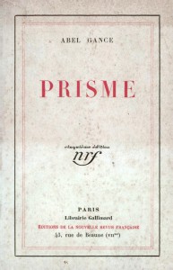 Couverture du livre Prisme par Abel Gance