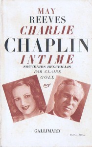 Couverture du livre Charlie Chaplin intime - de May Reeves