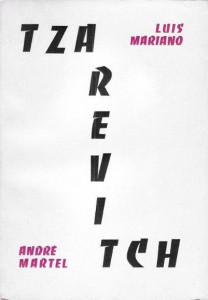 Couverture du livre Tzarevitch par Luis Mariano