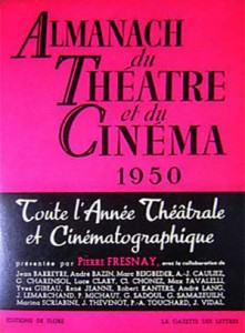 Couverture du livre Almanach du théâtre et du cinéma 1950 par Collectif dir. Jean Vagne