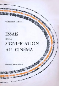 Couverture du livre Essais sur la signification au cinéma par Christian Metz
