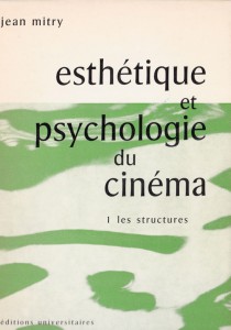 Couverture du livre Esthétique et psychologie du cinéma - de Jean Mitry