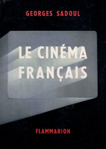 Couverture du livre Le Cinéma français par Georges Sadoul