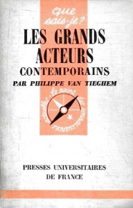 Cover of the book Les Grands Acteurs contemporains - by Philippe Van Tieghem