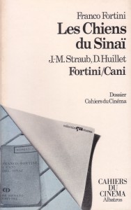 Couverture du livre Les Chiens du Sinaï - de Franco Fortini