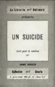 Couverture du livre Un suicide - de André Beucler
