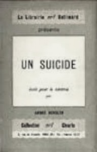 Couverture du livre Un suicide par André Beucler
