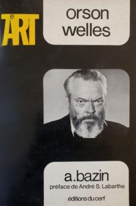 Couverture du livre Orson Welles par André Bazin