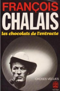 Couverture du livre Les Chocolats de l'entracte par François Chalais
