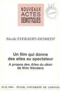 Couverture du livre Un film qui donne des ailes au spectateur - de Nicole&nbsp;Everaert-Desmedt