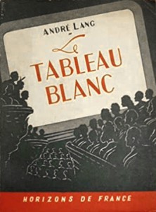 Cover of the book Le Tableau blanc - by André Lang
