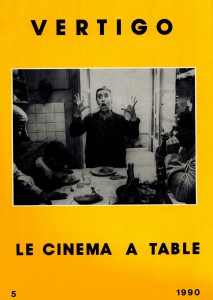 Couverture du livre Le Cinéma à table - Sous la direction de Caroline Benjo