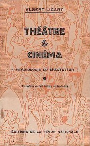 Couverture du livre Théâtre et cinéma - de Albert Licart
