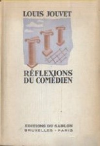 Couverture du livre Réflexions du comédien par Louis Jouvet