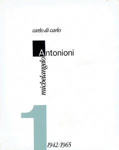 Couverture du livre Michelangelo Antonioni - de Carlo Di Carlo