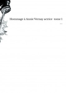 Couverture du livre Hommage à Annie Vernay, actrice - Collectif