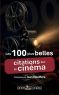 Les 100 Plus Belles Citations sur le cinéma