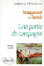 Maupassant et Renoir, Une partie de campagne