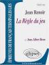 La Règle du jeu de Jean Renoir: Etude
